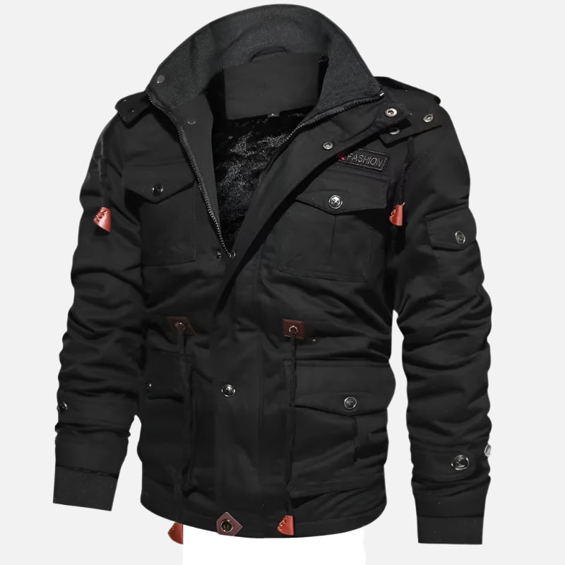 Jaqueta Masculina Estilo Motoqueiro – Inverno 2025