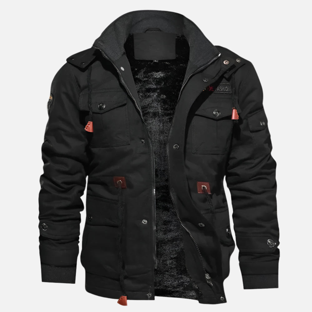 Jaqueta Masculina Estilo Motoqueiro – Inverno 2025