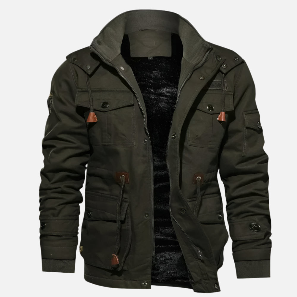 Jaqueta Masculina Estilo Motoqueiro – Inverno 2025